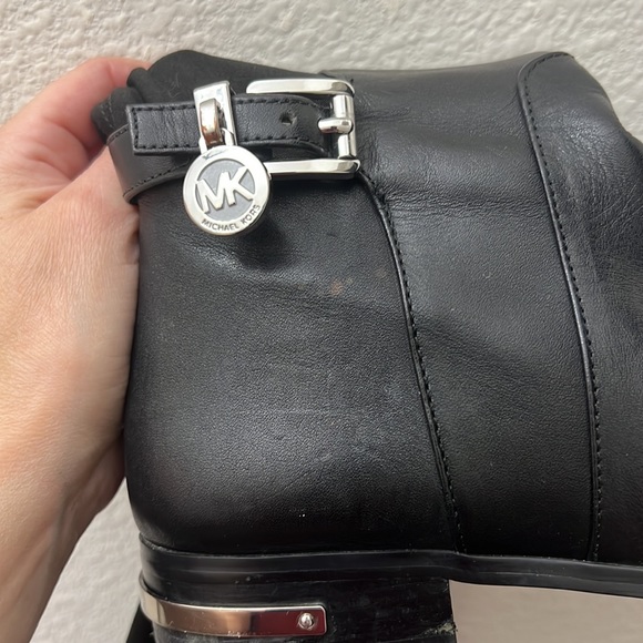 Sz 6 Michael Kors leather knee boots - Picture 7 of 8